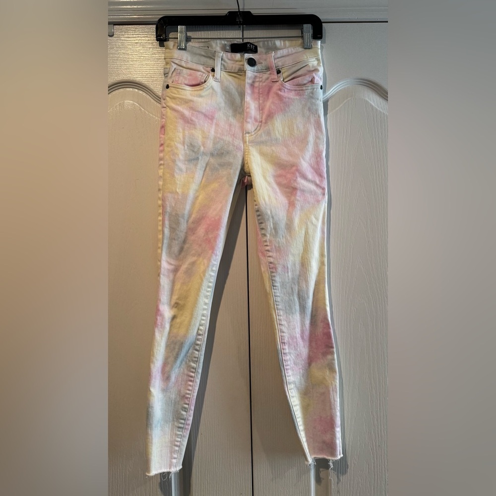 Kut from the Kloth Multicolor Tie-Dye Skinny Jeans